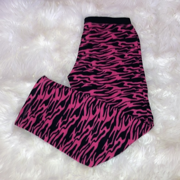 🌼SEVEN Pink Animal Print Flannel Cozy Lounge Pants PJ’s L - Picture 2 of 10